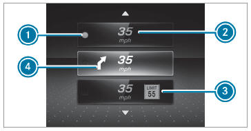 Mercedes-Benz GLC. Adjusting the Head-up Display settings on the on-board computer