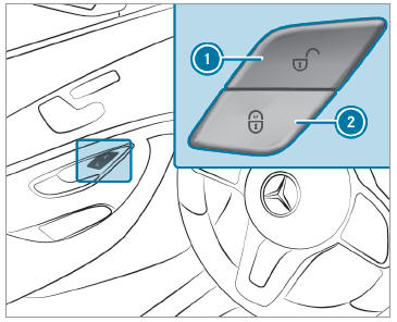 Mercedes-Benz GLC. Activating/deactivating the automatic locking feature