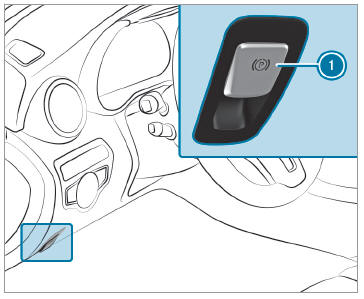 Mercedes-Benz GLC. Electric parking brake