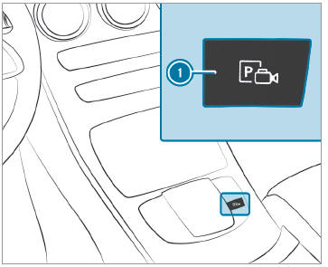 Mercedes-Benz GLC. Exiting a parking space with Active Parking Assist