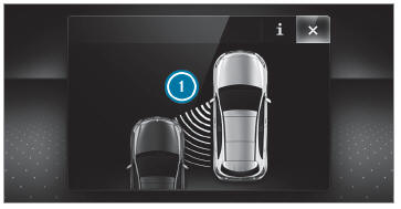 Mercedes-Benz GLC. Function of brake application (Active Blind Spot Assist)