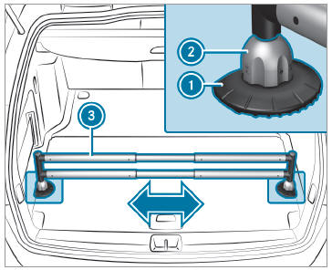 Mercedes-Benz GLC. Installing a telescopic rod