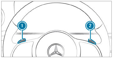 Mercedes-Benz GLC. Manual gearshifting