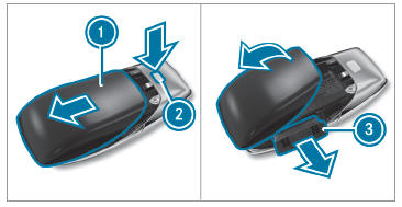 Mercedes-Benz GLC. Replacing the SmartKey battery