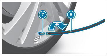 Mercedes-Benz GLC. Using the TIREFIT kit