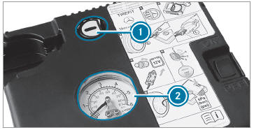 Mercedes-Benz GLC. Using the TIREFIT kit